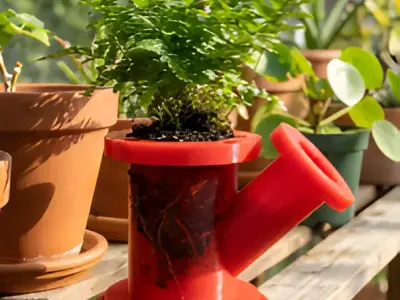 Industrial Pipe Desk Organizer - Planter - Modular No-Support 3D print model
