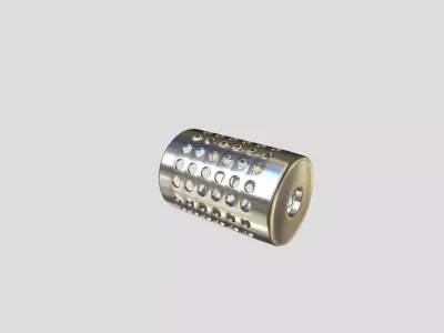 Compensators weapon attachment  Low-poly 3D model