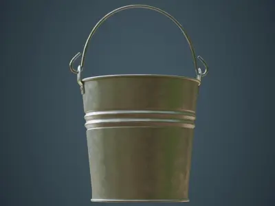 Bucket 1A Low-poly 3D model