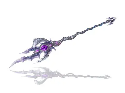 Succubus Spear Low-poly 3D model