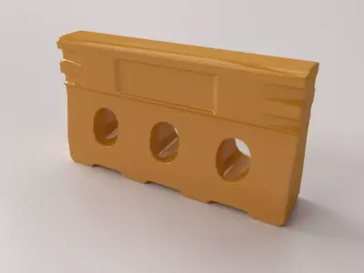 Jersey Barrier 3D model