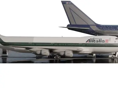  BOEING 747-243B AND 230B 3D model