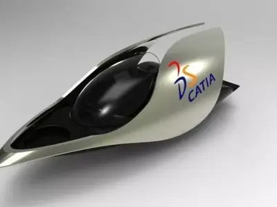 Concept Boat Free 3D model