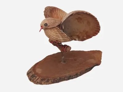 Bird souvenir Low-poly 3D model