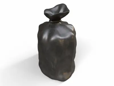 Trash bag Game Ready Low-poly 3D model purchase