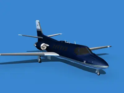 Cessna Citation 550 II Bravo V08 3D model