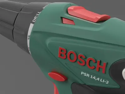 Cordless drill screwdriver Bosch PSR 14 4 LI 2 3D model
