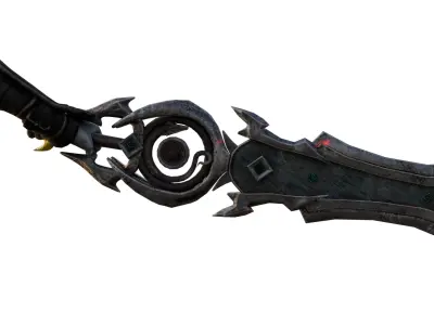 Legendary Fantasy Sword Low-poly 3D model