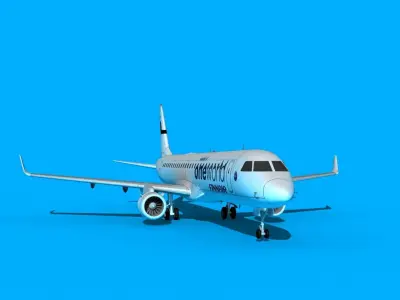Embraer Emb-190 Finnair One World 3D model