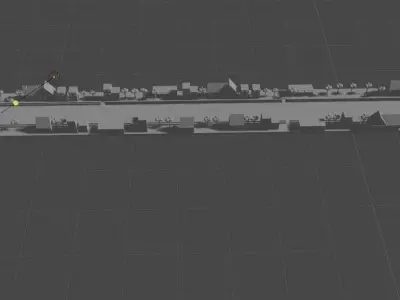RUN PATH Free 3D model