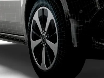 Mercedes Benz EQV Cargo Van 2021 wheel 3D model