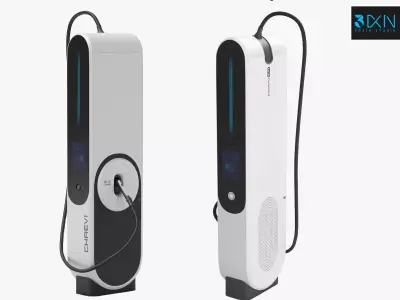 CHAEVI Ultra-fast EV Charger 3D model