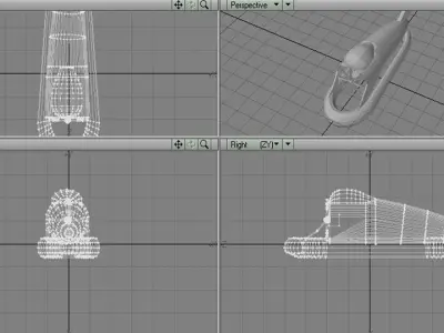 Hovercraft - Futurastic 3D model