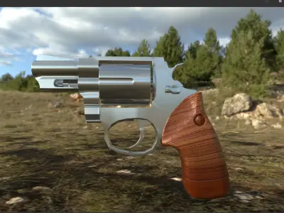 Revolver 3D model