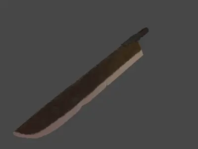 silent hill sword Low-poly 3D model