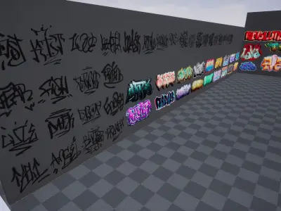 Graffiti Pack Decals III Texture