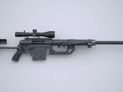 CHEYTAC M200 Low-poly 3D model purchase