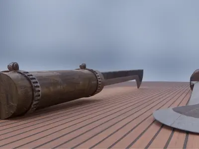 Knife Shadow Slayer Low-poly 3D model