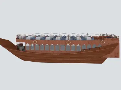 Saudi Sight-seeing Ship 3D model