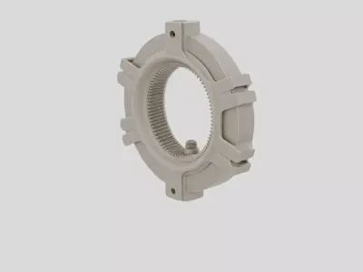 Industrial Pipe Valve Wheel for 3D print 3D model