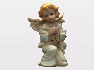 Baby Angel statuette 3D scan 3D model