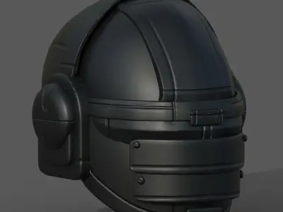 Helmet scifi military combat 3d  Low-poly 3D model purchase