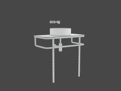 Industrial Sink 3D model