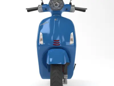 Vespa Sprint Blue 3D model