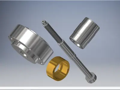 Hidrolic System Inventor 3D model