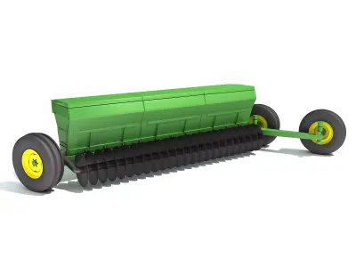 Seed Drill Planter 3D model