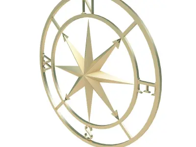 Compass rose  3D model