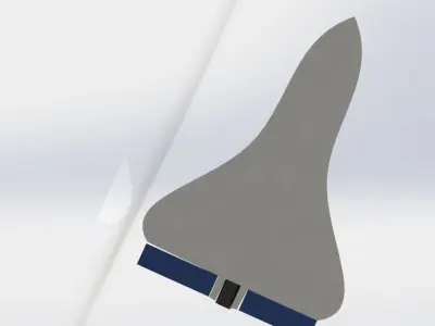 worlds fastest rc plane blue version Free 3D model