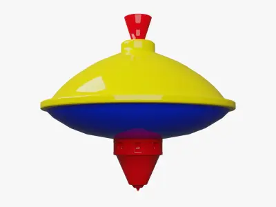 Kids Toys - Spinning Top 3D model