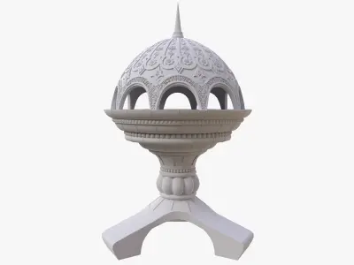 Al Riyam Incense Burner 3D model