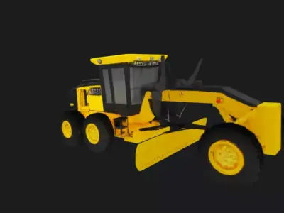 Motor Grader 3D Model 3D model purchase
