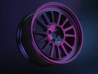 Wheel ATS Streetrallye RW  Free 3D model