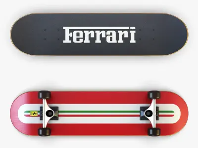 Skateboard v 3 3D model