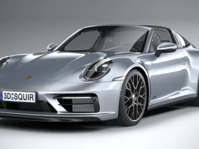 Porsche 911 Targa 4GTS 2022 3D model purchase