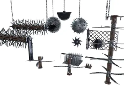 Medieval   Trap Pack  Low-poly 3D model