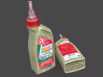Transmission Fluid Bottle 3D model buy
