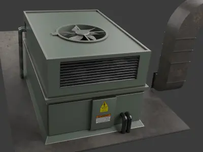 air-conditioning 3D model