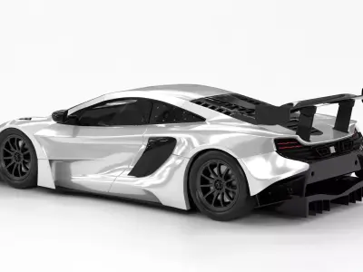 McLaren P1 Low-poly 3D model