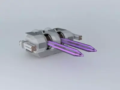 LRT15V2 Laser-missile turret. Free 3D model