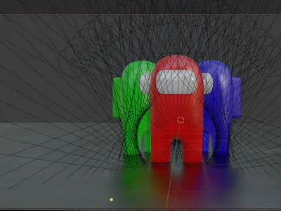 Among Us Pod Super Dramatic 3D model