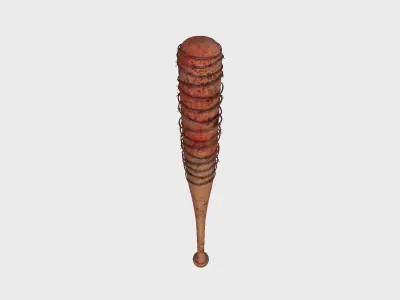 Baseball Bat Weapon 02 - Lucille - Character Weaponry 3D model
