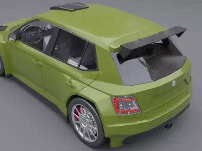 skoda r5 3D model