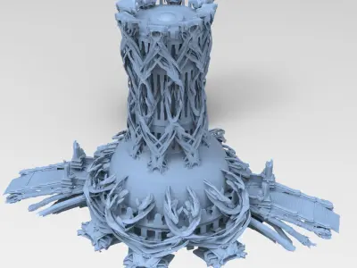 Nightshade prism tower 3 3D model