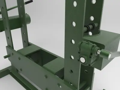 HYDRAULIC PRESS 3D model