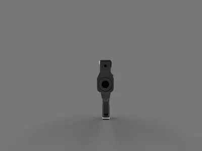 ASE OF SPADES HAND CANNON 3D model