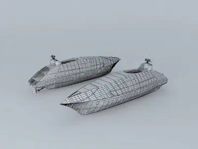 Morning Star yacht Free 3D model